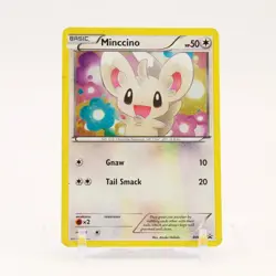 Minccino - BW13 Black Star Promo Cosmos Holo Pokemon - MP - Image 1