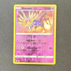 Xerneas 78/185 Reverse Holo Rare SWSH04: Vivid Voltage Pokemon TCG - Image 1