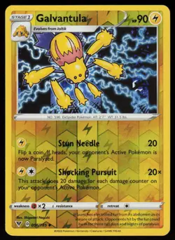 Galvantula 056/185 Uncommon Vivid Voltage Pokemon Reverse Holo Lightly Played - Image 1