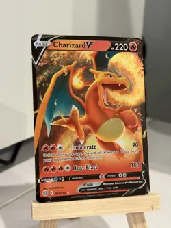 Charizard V 017/172 Swsh09: Brilliant Stars Holo Pokemon TCG NM - Image 1