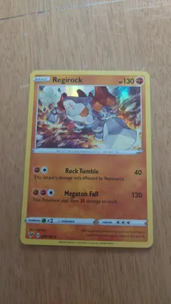 Regirock (89/185) Holographic Pokemon card - Image 2