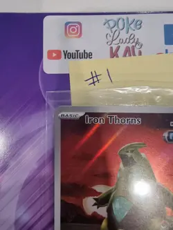 Iron Thorns SVP 098 Black Star Promo Pokemon Center Promo New In PKG #1 - Image 2