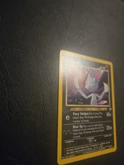 Pokemon TCG Sneasel Rare Neo Genesis Card - Image 3
