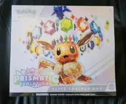 Pokemon TCG Prismatic Evolutions Elite Trainer Box ETB Tear In Seal - See Photos - Image 1