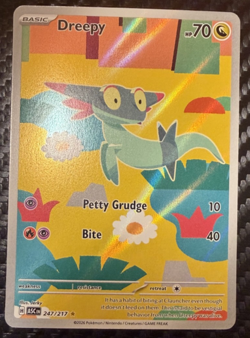 Pokemon TCG Dreepy 247/217 Me: Ascended Heroes Illustration Rare Holo NM - Image 1