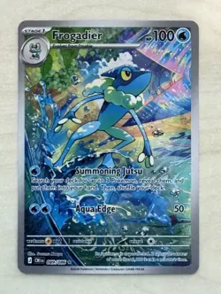 Pokemon TCG Frogadier 089/086 Chaos Rising Illustration Rare NM - Image 1