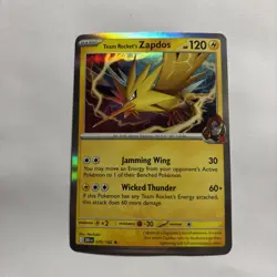 Team Rocket's Zapdos 070/182 (HOLO) Pokemon TCG: SV10: Destined Rivals - Image 1