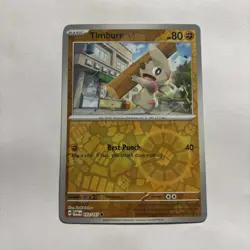 Pokemon - Timburr 103/167 - Reverse Holo - SV06 Twilight Masquerade - Image 1