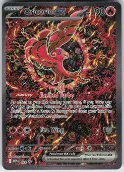 Oricorio ex Promo Holo ME: Mega Evolution Promo 024 Pokemon card NM - Image 1