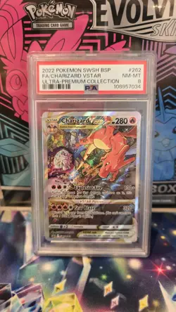 Charizard VSTAR SWSH262 PSA 8 - Pokemon Black Star Promo - Image 1