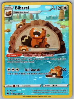Bibarel GG25/GG70 - Galarian Gallery - NM - Crown Zenith - Pokemon TCG - Image 1