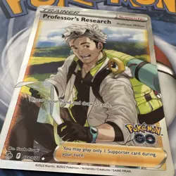 Pokemon TCG Pokemon GO Professor's Research Ultra Rare Full Art Holo 078/078 EN - Image 3