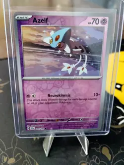 Pokemon Azelf 080/191 Reverse Holo Surging Sparks NM - Image 1