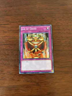 Yugioh Jar of Greed YS14-EN038 Super Starter: Space-Time Showdown 1st Edition - Image 1