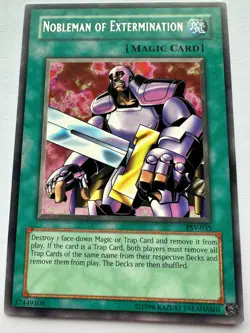 Yugioh Nobleman of Extermination PSV-EN035 Rare Lightly Played - Image 1