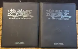 Konami Yu-Gi-Oh! 1996 Vintage Trading Card Game Binder Folders (2) NO CARDS - Image 1