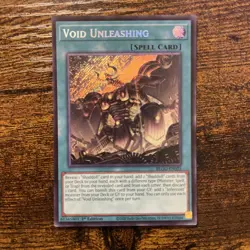 🔥 Yu-Gi-Oh! Void Unleashing 1st Ed Foil Secret Rare BLGG-EN025🔥 - Image 1