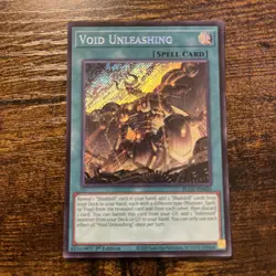 🔥 Yu-Gi-Oh! Void Unleashing 1st Ed Foil Secret Rare BLGG-EN025🔥 - Image 2