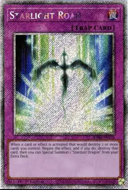 YuGiOh! Starlight Road - RA03-EN235 - Platinum Secret Rare 1st Edition - NM/M - Image 1