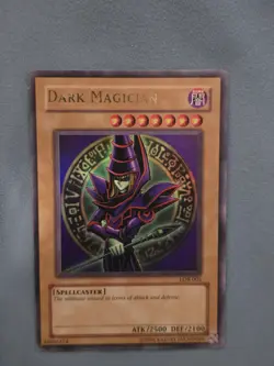 Dark Magician LOB-005 The Legend of Blue Eyes White Dragon Unlimited - Image 2
