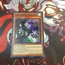 Yugioh Clown Crew Biancaviso BLZD-EN015 Super Rare 1st Edition NM - Image 1