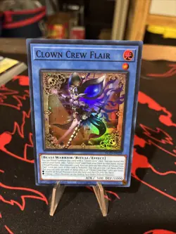 Clown Crew Flair BLZD-EN029 Super Rare 1st Edition NM Yugioh - Image 1