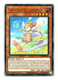 Vernusylph Of The Flourishing Hills - POTE-EN016 Ultra Rare 1st Edition Yugioh - Image 1