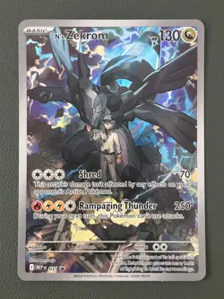 Pokemon TCG N's Zekrom MEP 031 Black Star Promo Holo NM - Acended Heroes ETB - Image 1