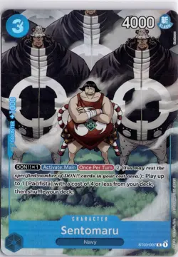Sentomaru ST03-007 Alt Art Promo One Piece TCG Trading Card - Image 1