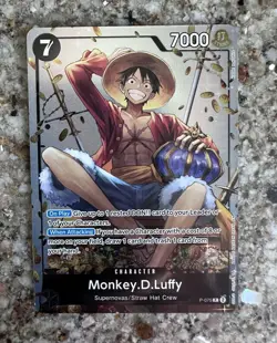 One Piece TCG Monkey D Luffy P-075 Promo Foil NM English - Image 1