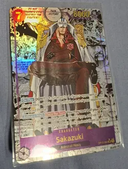 One Piece Sakazuki OP16-065 SR Manga OP16 Card Game English Mint - Image 3