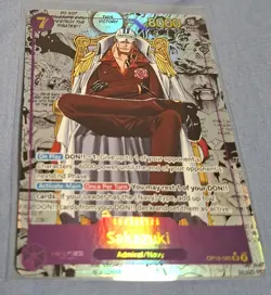 One Piece Sakazuki OP16-065 SR Manga OP16 Card Game English Mint - Image 4