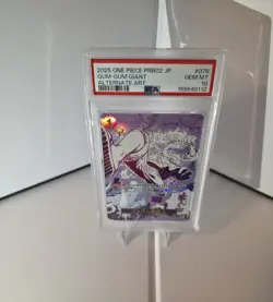 2025 ONE PIECE PRB02 JAPANESE ALTERNATE ART #078 GUM-GUM GIANT PSA 10 - Image 2