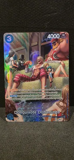 Bandai One Piece Donquixote Doflamingo OP01-073 SP Special Alt Art Foil EN - Image 1