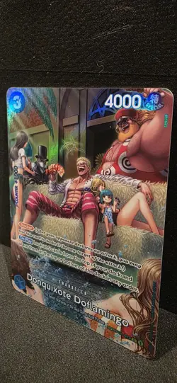 Bandai One Piece Donquixote Doflamingo OP01-073 SP Special Alt Art Foil EN - Image 3