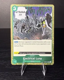 Bandai Electrical Luna OP08-036 Two Legends R Event Trigger English Cost 3 - Image 1