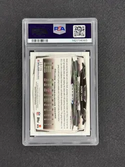 DEREK CARR 2014 Topps Chrome With Ball Red Refractor Rookie /25 PSA 8 Raiders - Image 2
