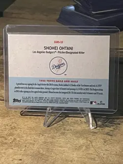 ​2025 TOPPS CHROME PLATINUM SHOHEI OHTANI 1955 RAILS AND SAILS INSERT #55RS-19 - Image 2