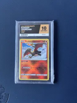 Pokemon TCG Radiant Charizard 20/159 Crown Zenith Holo Ace 10 Gem Mint - Image 1