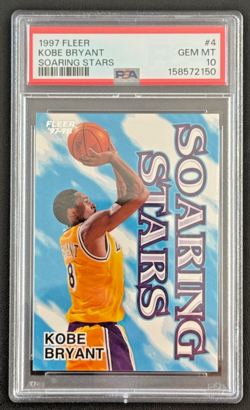 1997 FLEER KOBE BRYANT SOARING STARS #4 PSA GEM M 10 - Image 1
