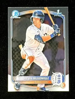 Kevin McGonigle 2025 Bowman Chrome 1st Bowman Tigers - Image 1