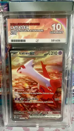 Pokemon TCG | 2024 Latias ex 239/191 and Latios 203/191 | ACE 10 - Image 4