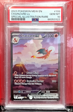 Charizard EX Special Illustration Rare 199/165 SV 151 Pokemon PSA 10 🔥🔥 - Image 1