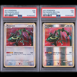 PSA 1 SEQUENTIAL Set 2011 Call of Legends Rayquaza 20/95 Reverse Foil Holo Rare - Image 1