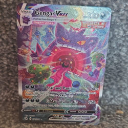 Gengar VMAX 271/264 SWSH08 Fusion Strike English Secret Rare Full Art Holo 2021 - Image 1