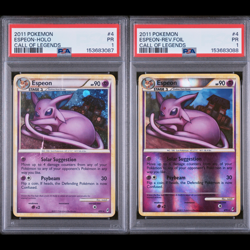 PSA 1 SEQUENTIAL Set 2011 Call of Legends Espeon 4/95 Reverse Foil & Holo Rare - Image 1