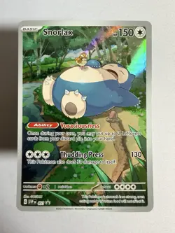 Pokemon Snorlax 51 Promo 151 - NM - Image 1