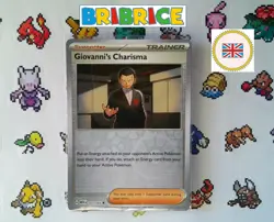 Carte pokemon Giovanni's Charisma Charisme de Giovanni MEW151 161/165 REVERSE EN - Image 1