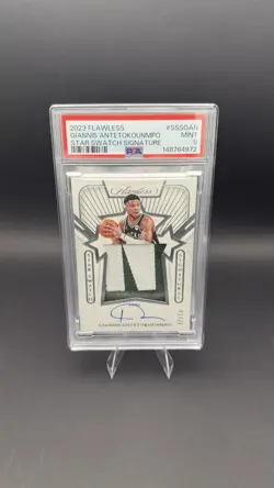 2023 Flawless Giannis Antetokounmpo Star Swatch Signature PSA 9 Auto /25 - Image 4
