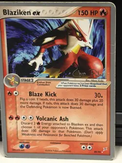Pokemon TCG Blaziken ex World Championship Decks 89/95 Regular Eng 2004 150HP - Image 2
